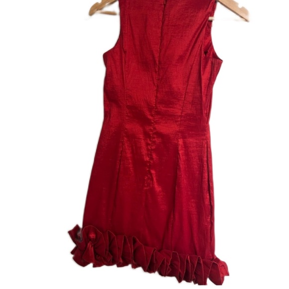 Jessica McClintock Red Dress Size 4P - Picture 2 of 2